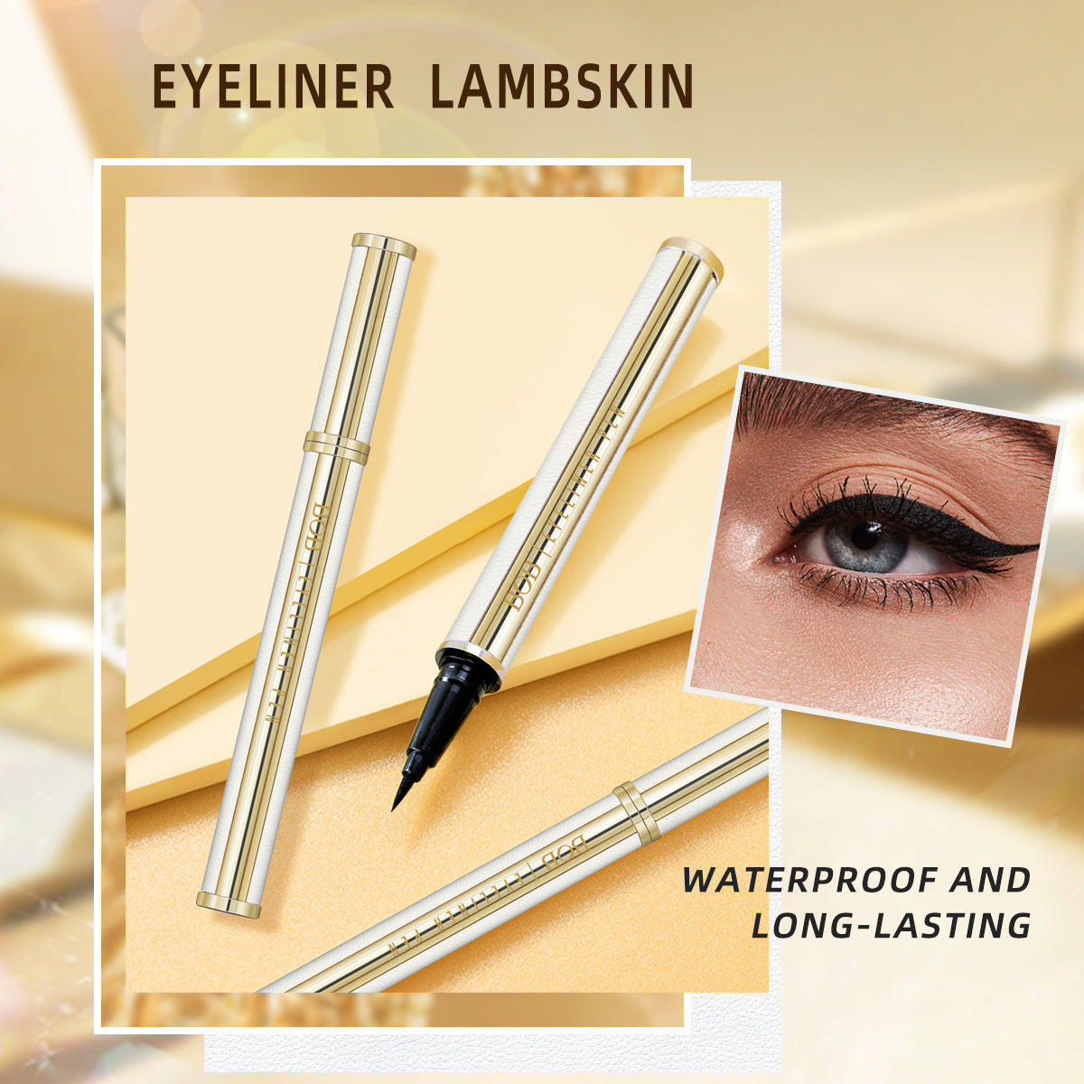 Women’s Waterproof Lambskin Eyeliner Pen - Smudge-Proof