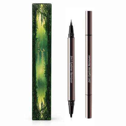 Ultra-Smooth Creamy Liquid Eyeliner | 2-in-1 Dual Tip | Weightless, Waterproof & 24H Long-Lasting