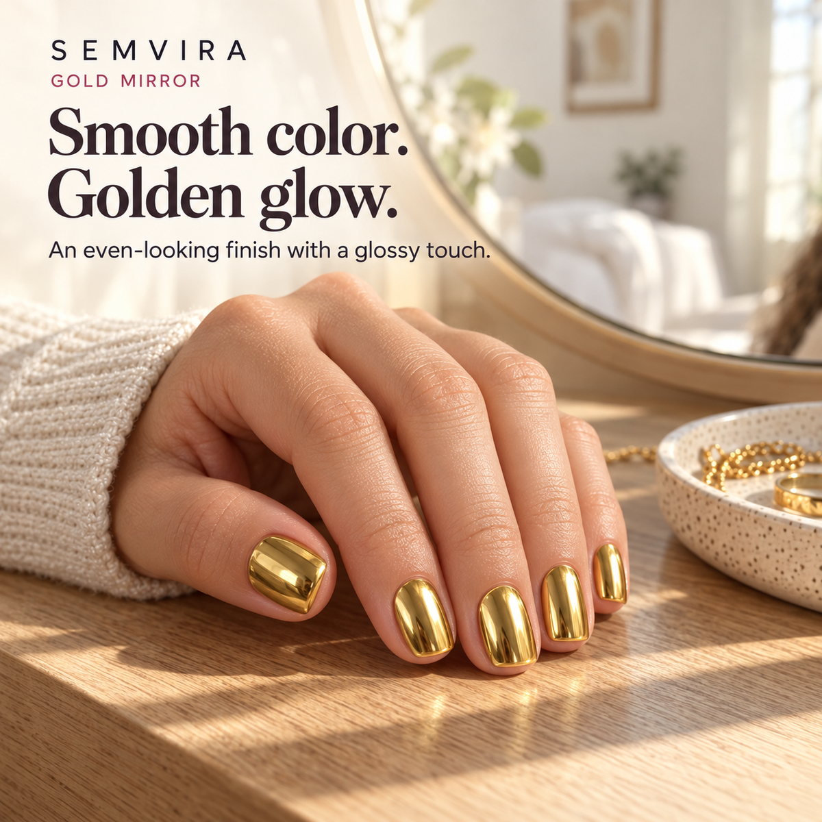 SEMVIRA™ Liquid Metal Mirror Finish Nail Polish