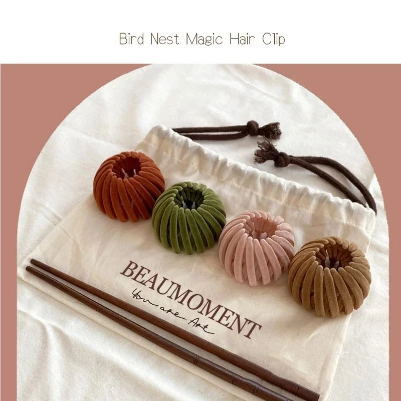 (🎄Early Christmas Sale - 49% OFF) Bird Nest Magic Hair Clip - Buy 5 Get Extra 20% OFF