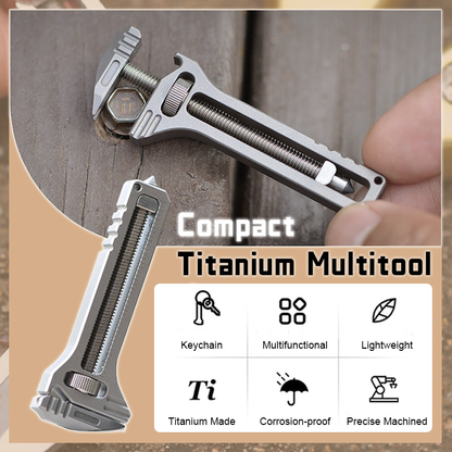 (🎄Early Christmas Sale - 49% OFF) Titanium Pocket Multitool – Compact EDC Gadget Gift for Men