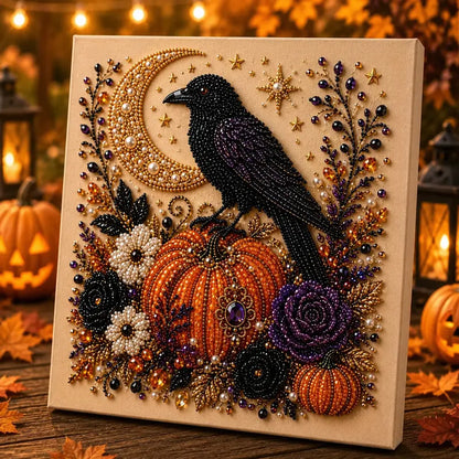 👻✨ Halloween Pearl Art DIY Kit – Turn Tiny Pearls into Spooky-Cute Magic