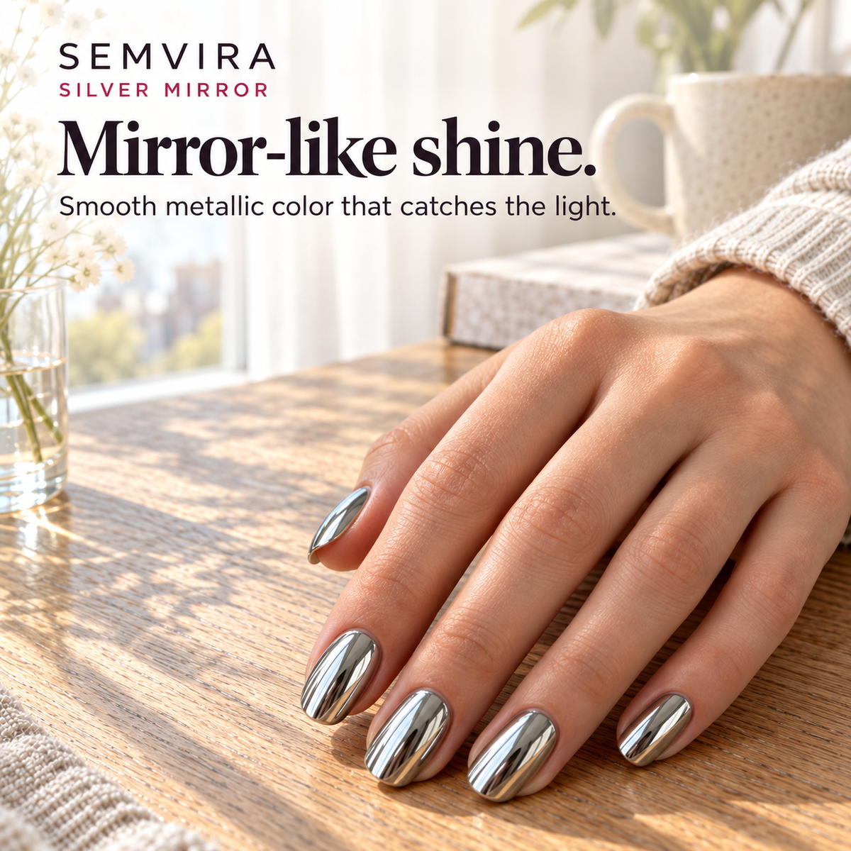 SEMVIRA™ Liquid Metal Mirror Finish Nail Polish