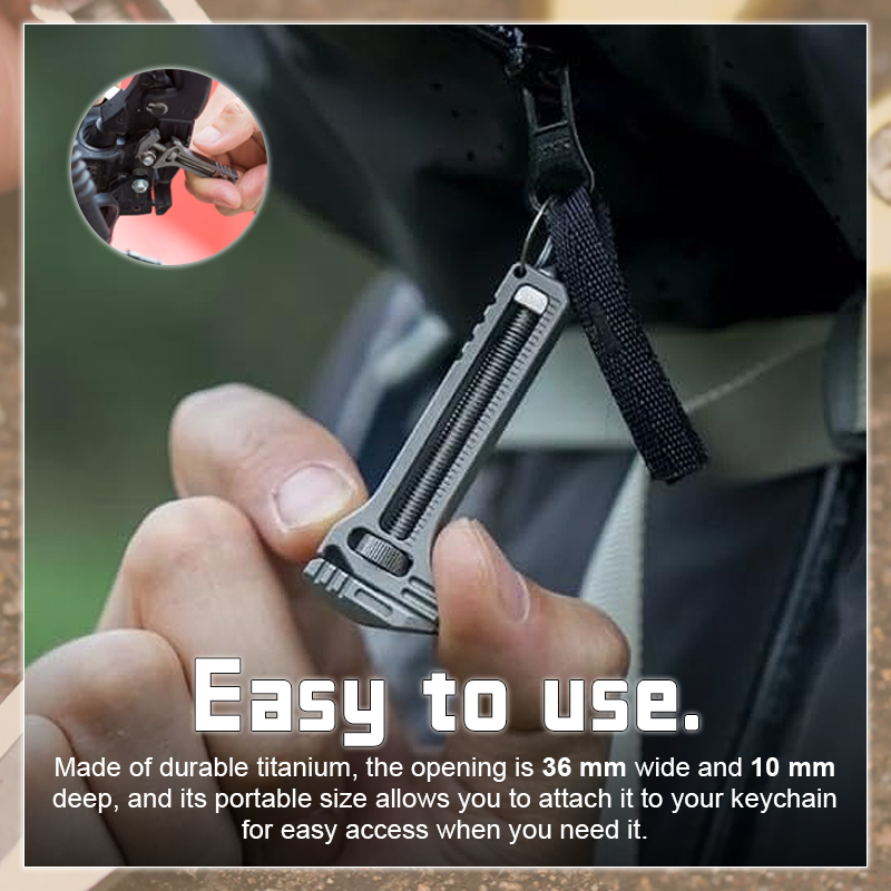 (🎄Early Christmas Sale - 49% OFF) Titanium Pocket Multitool – Compact EDC Gadget Gift for Men