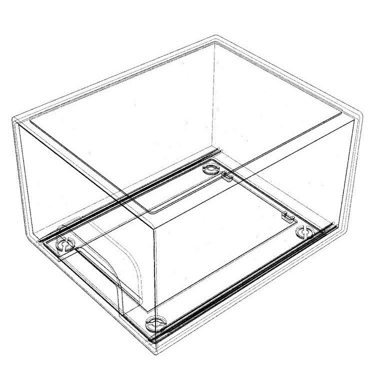 Stackable Clear Desktop Organizer Drawers