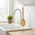 The Ultimate Eco-Friendly Kitchen Scrub: Natural Bristle Pot Brush