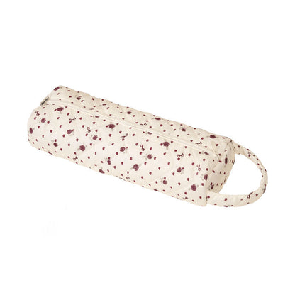 Quilted Multi‑Purpose Storage Bag, Portable Zipper Cosmetic Makeup Pouch with Handle 🧳