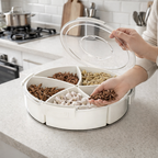 5-Compartment All-in-One Snack & Fruit Organizer