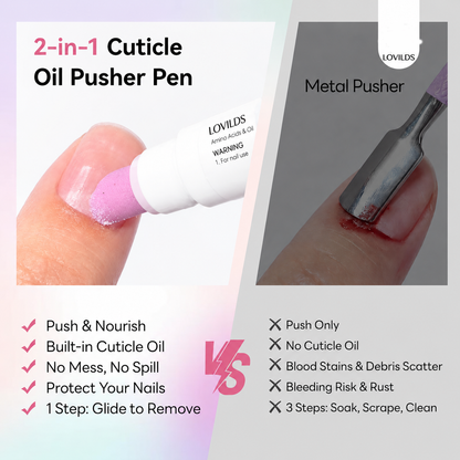 LOVILDS 2-in-1 Cuticle Care Pen
