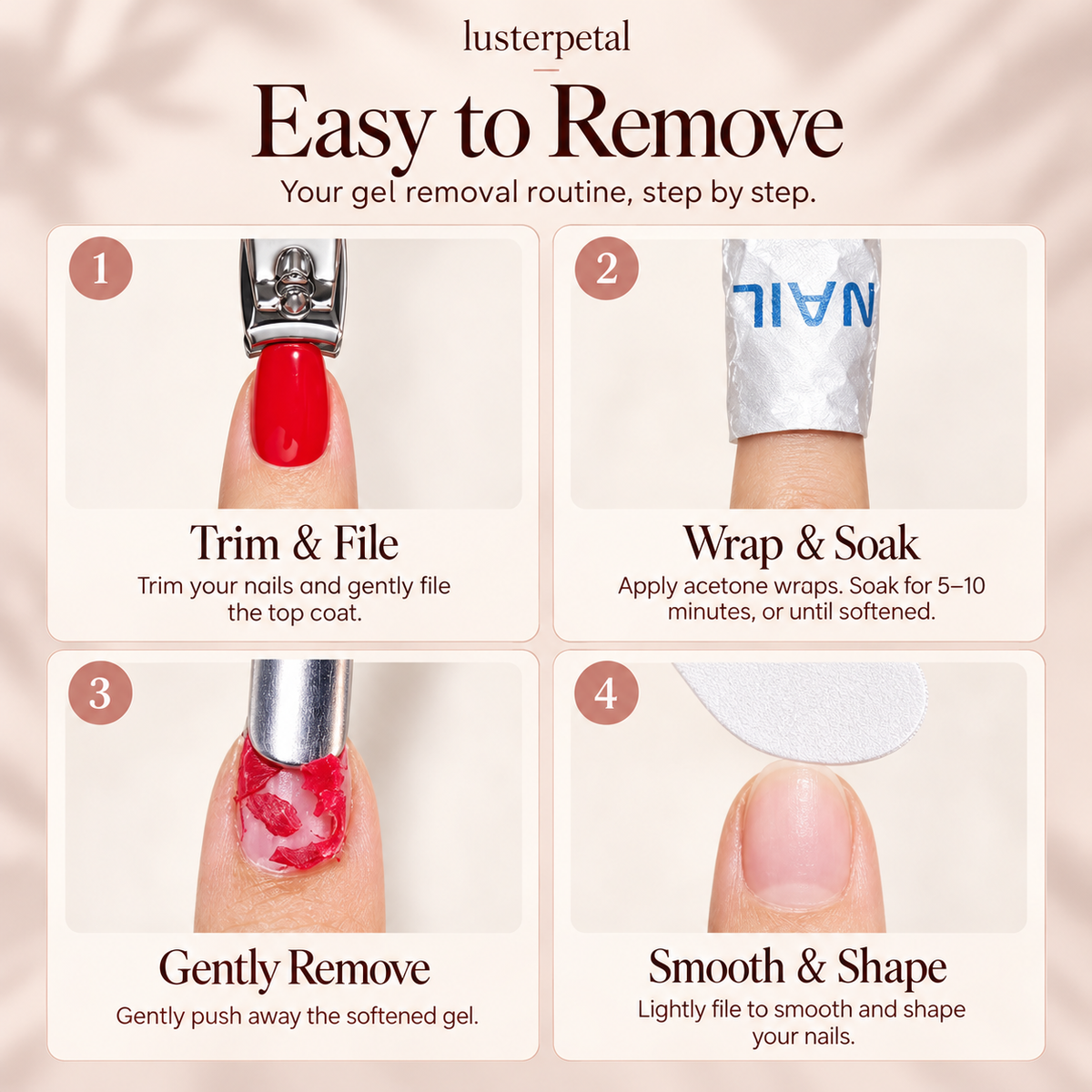 gel polish remover kit