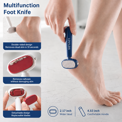LOVILDS Dual‑Sided Foot Callus Remover