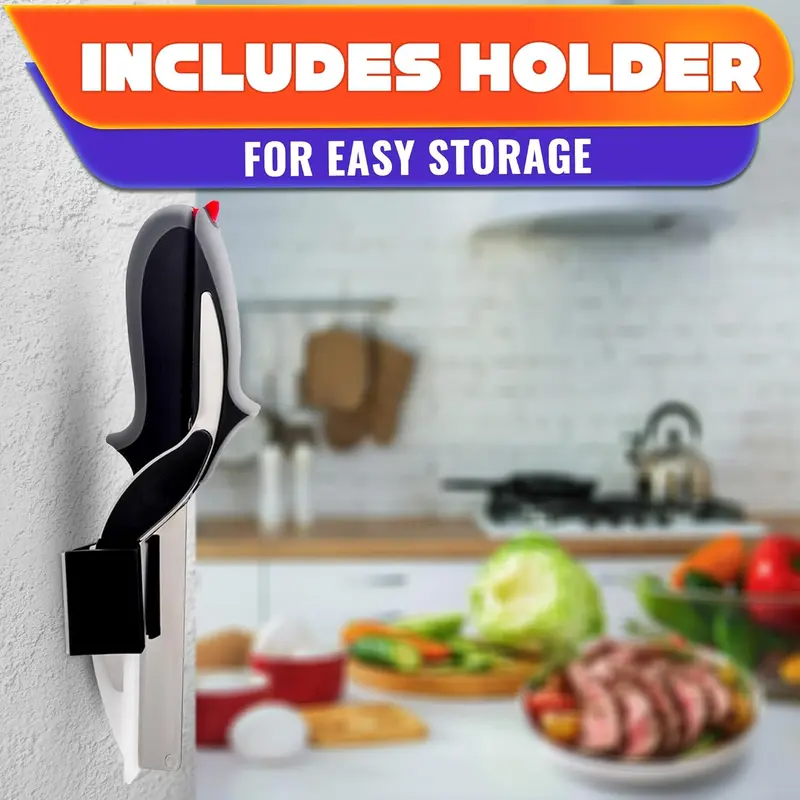 2-in-1 Kitchen Scissors with Built-in Cutting Board