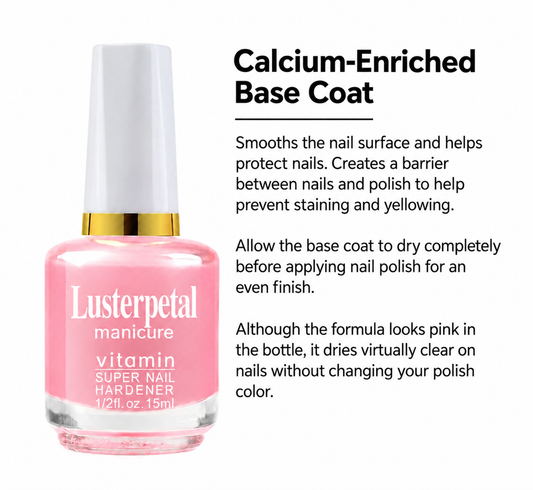 Calcium-Enriched Nail Base Coat — 15ml