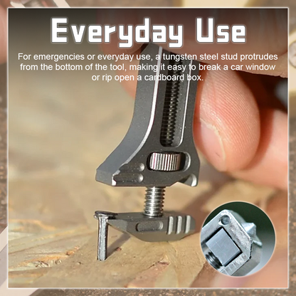 (🎄Early Christmas Sale - 49% OFF) Titanium Pocket Multitool – Compact EDC Gadget Gift for Men