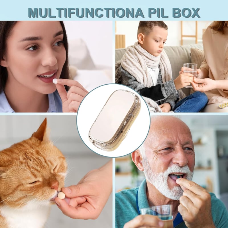 💊Portable Pill Cutter and Splitter for Multiple Pills