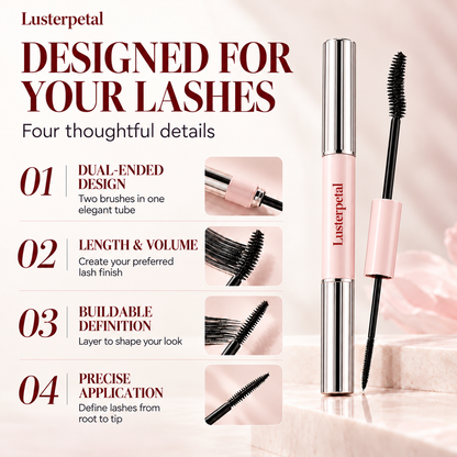 Dual-Ended 2-in-1 Glycerin-Infused Mascara