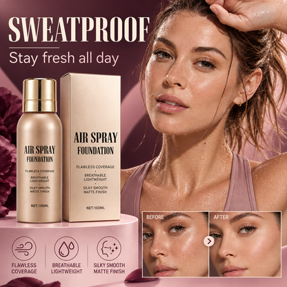 Air Spray Foundation – flawless full coverage, waterproof & sweatproof