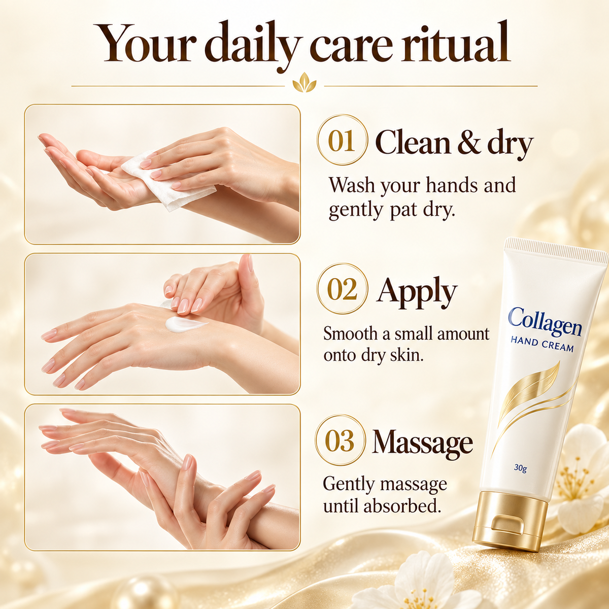 Collagen Anti-Wrinkle Crema Hand Lotion for Adults