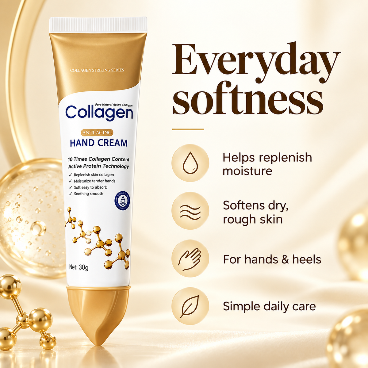 Collagen Anti-Wrinkle Crema Hand Lotion for Adults