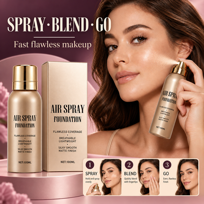 Air Spray Foundation – flawless full coverage, waterproof & sweatproof