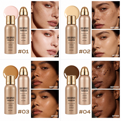 Air Spray Foundation – flawless full coverage, waterproof & sweatproof