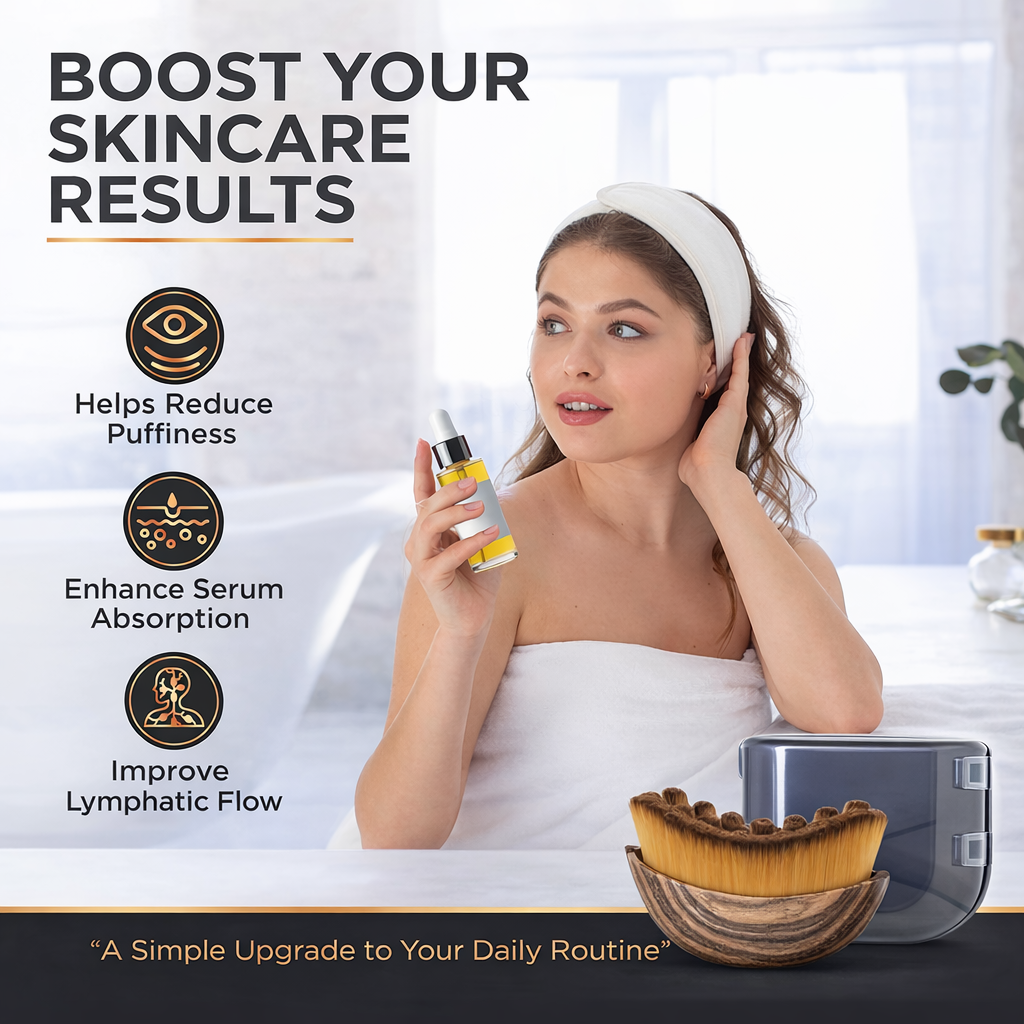 🔥LAST DAY - BUY 1 GET 1 FREE JUST $8.99 EACH🔥 Lymphatic Contour Face Brush Massager