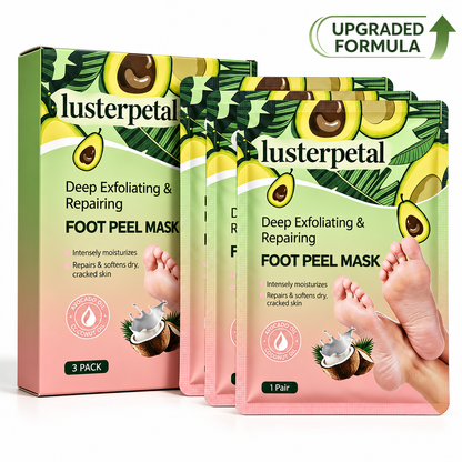 lusterpetal Foot Peeling Mask | 3 Pairs